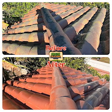 Roof washing